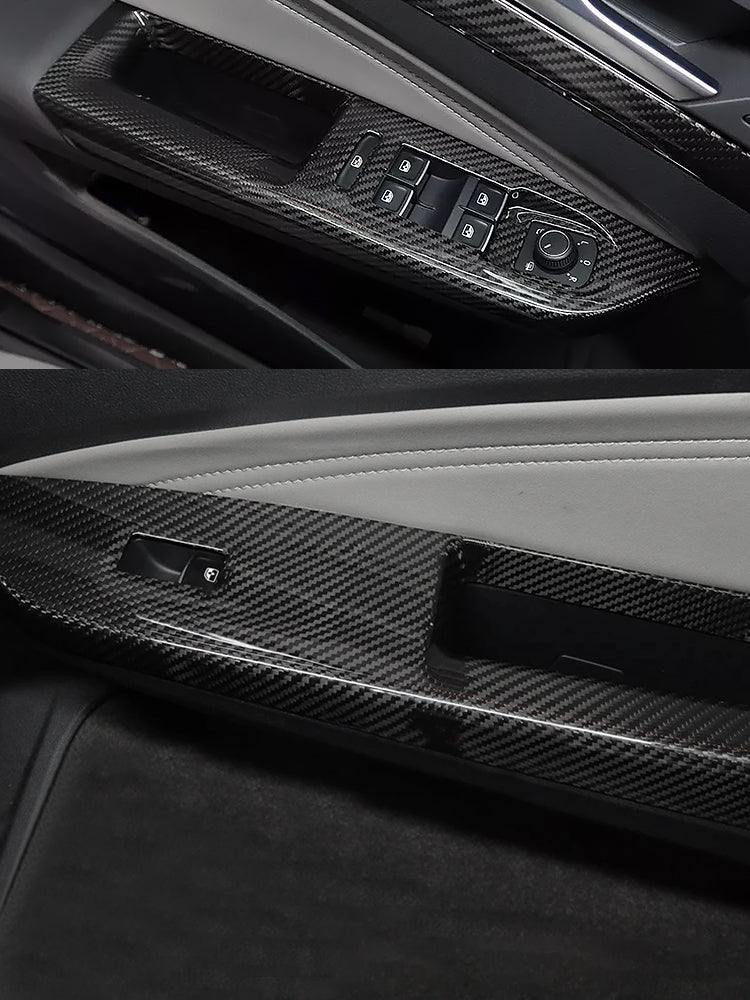Volkswagen Golf 8 MK8 GTI GTE GTD R-Line Carbon Fiber Window Switch Panel Trim (2020-2024)