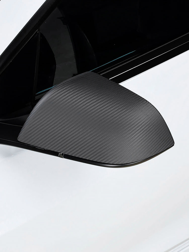 Coques de rétroviseurs latéraux en fibre de carbone pour Tesla Model 3 (2017-2024)