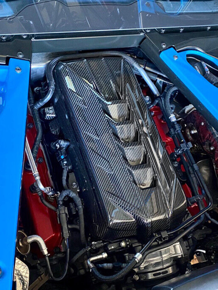 Capot moteur en fibre de carbone pour Corvette C8 Cabriolet Coupé Z51 (2020-2024)