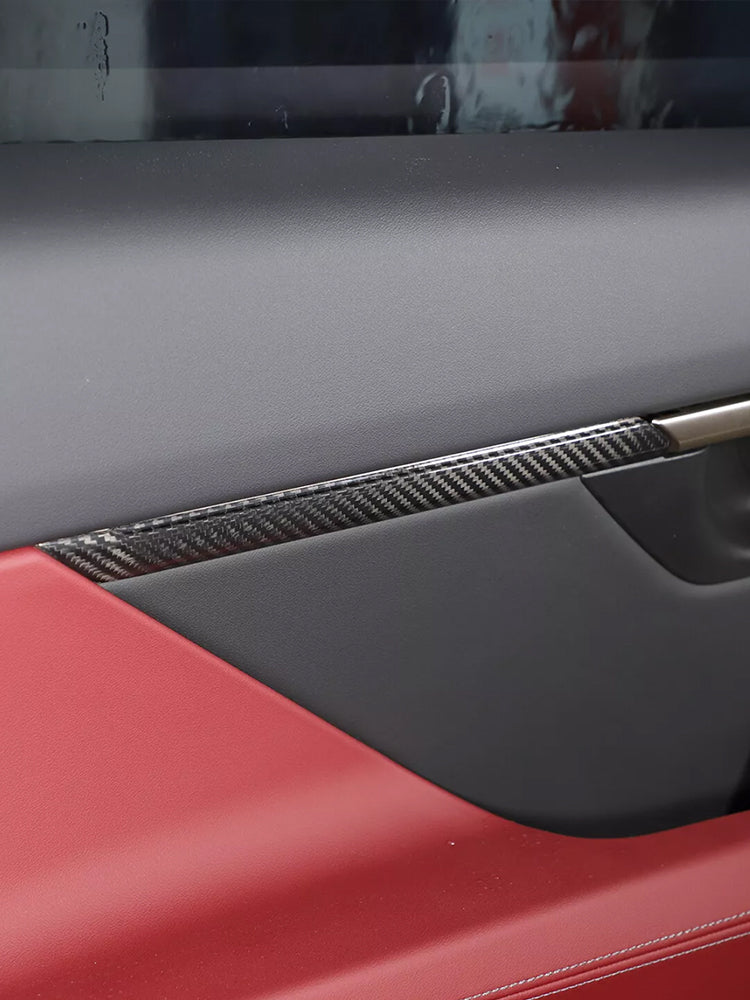 BMW 5 Series G60 G68 i5 M60 Carbon Fiber Door Panel Trim (2024)