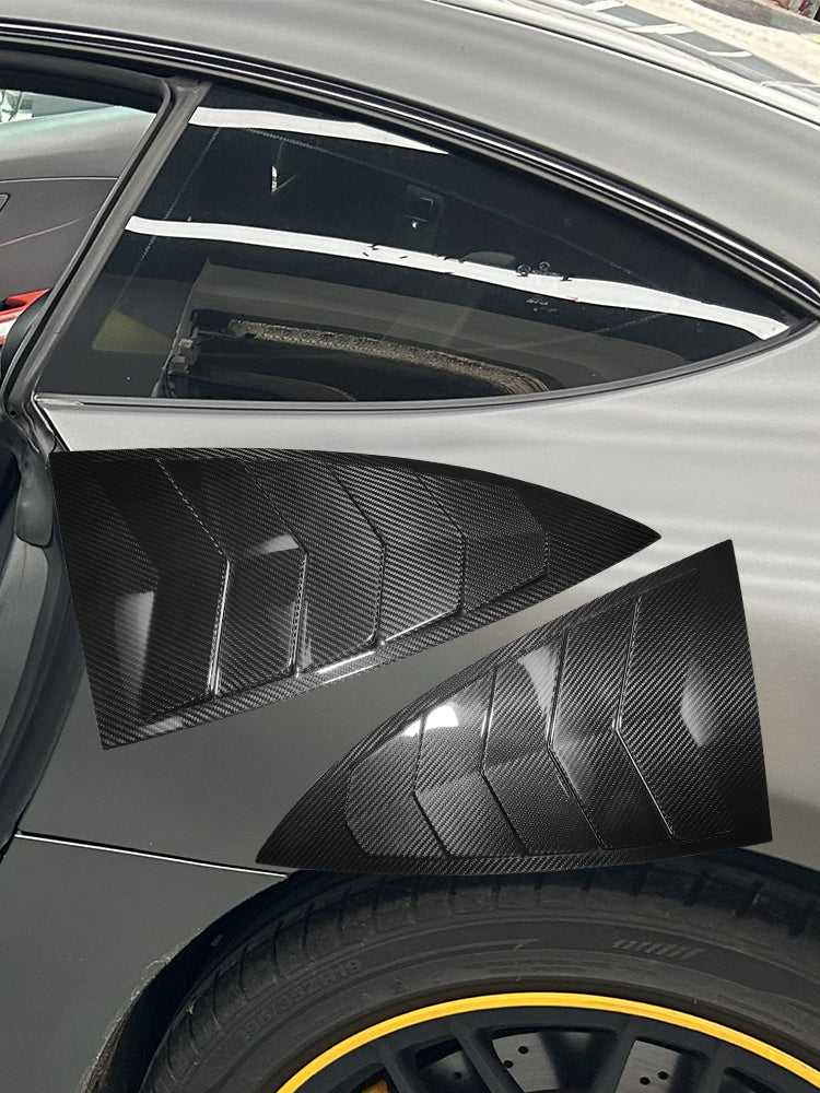 Couvercle de volets de lunette arrière en fibre de carbone pour Mercedes AMG GT/GTS/GTR (2015-2023)