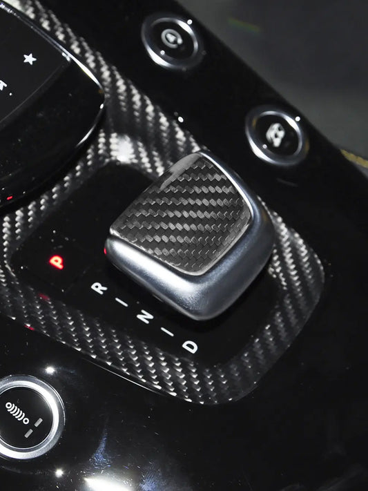 Carbon Fiber Gear Shift Knob Cover for Mercedes AMG GT/GTS/GTR (2015-2018)