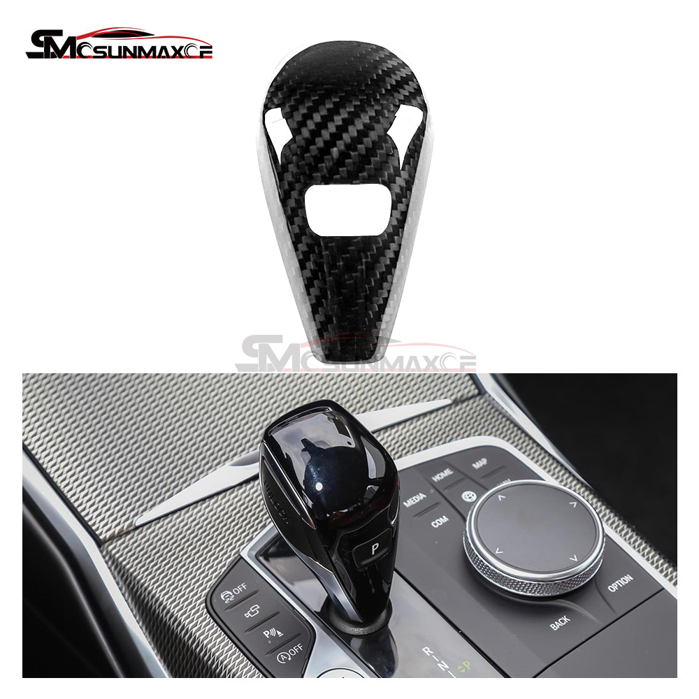 BMW 3 & 4 Series G20 G21 G22 G23 G26 Carbon Fiber Gear Knob Cover (2020)