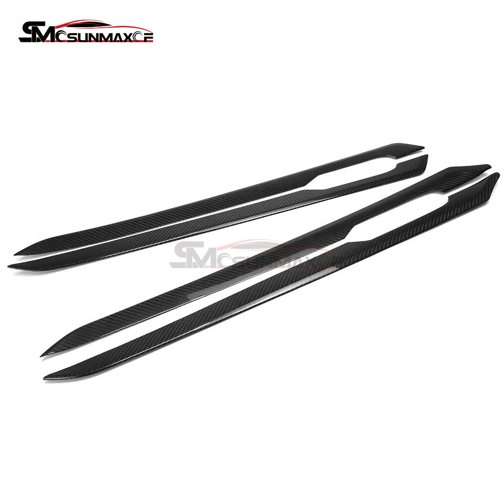 Volkswagen Golf 8 MK8 GTI GTE GTD R-Line Carbon Fiber Door Panel Trim (2020-2024)
