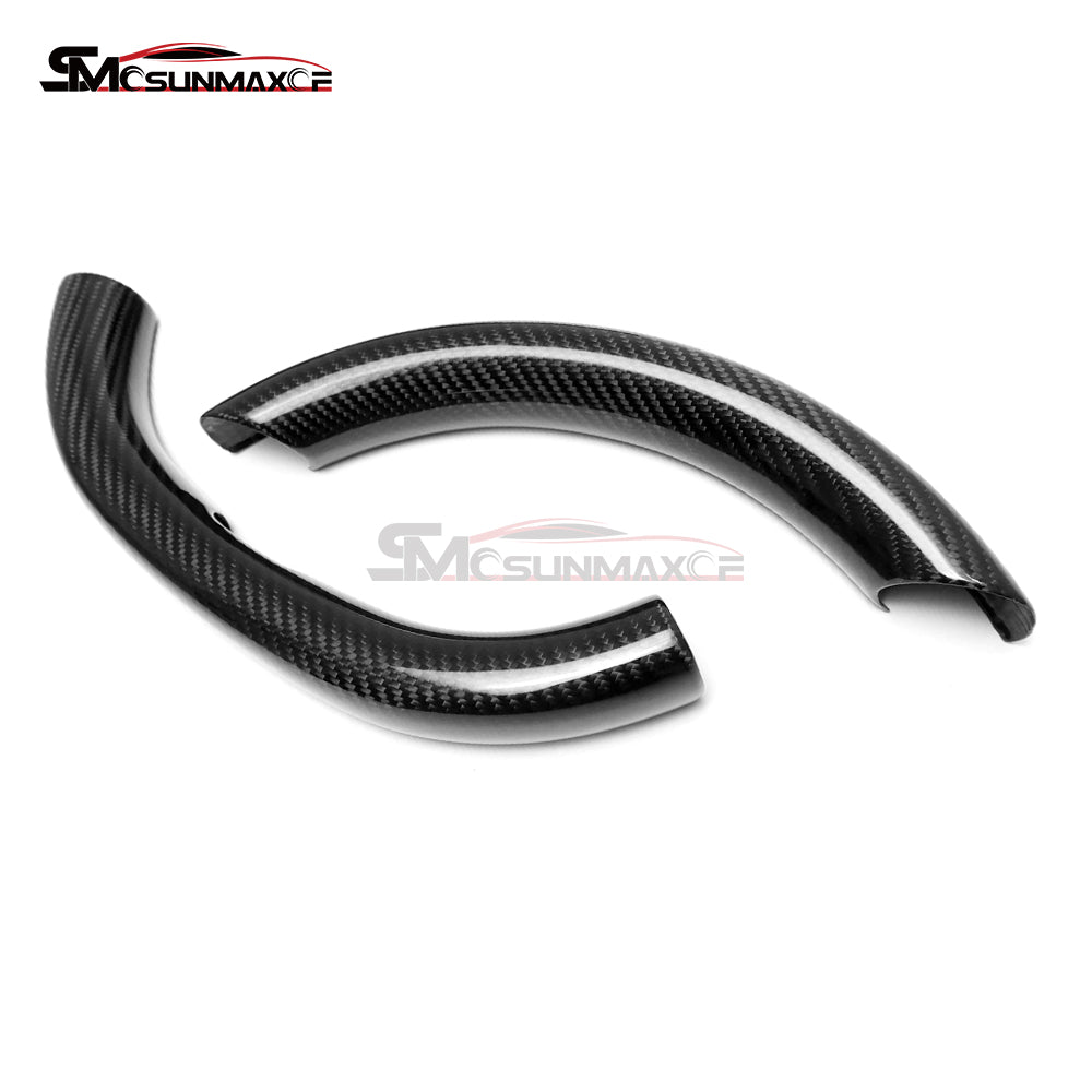 Housse de volant en fibre de carbone véritable pour Tesla Model 3 Highland 2024