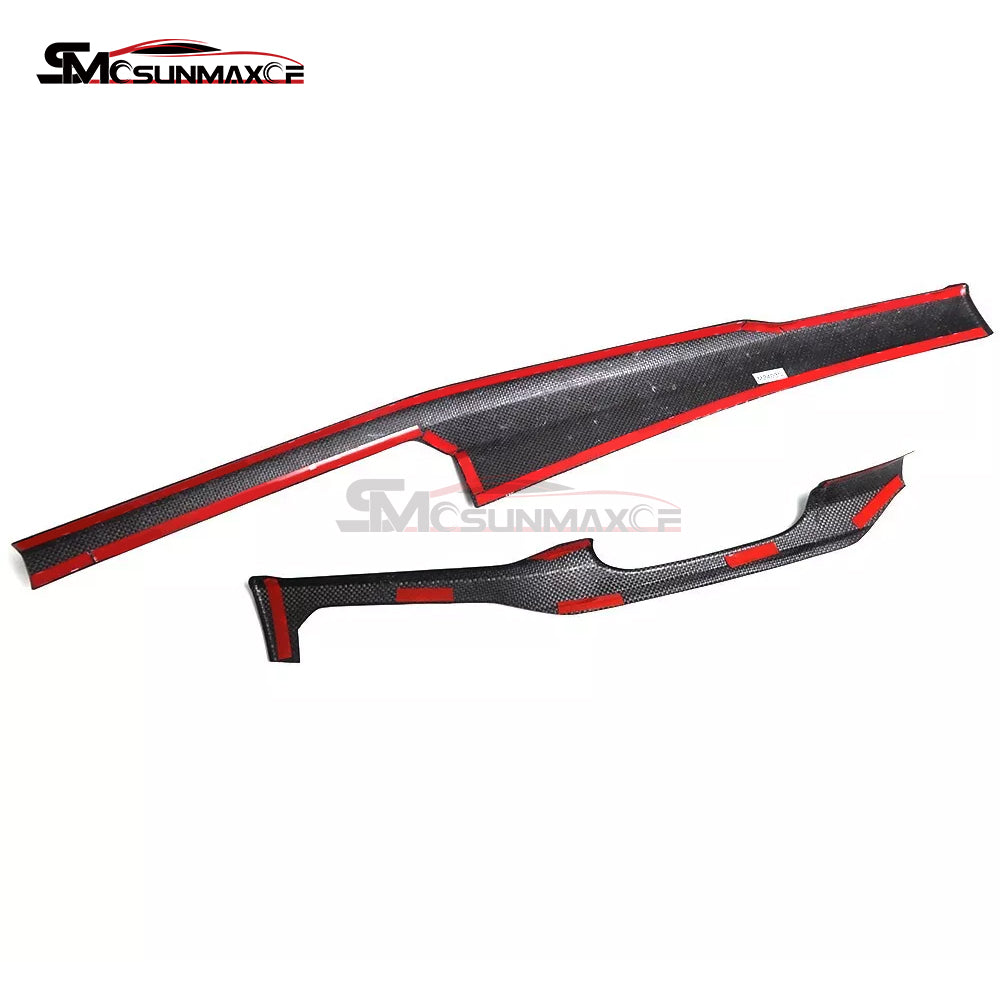 Volkswagen Golf 8 MK8 GTI GTE GTD R-Line Carbon Fiber Dashboard Trim (LHD, 2020-2024)
