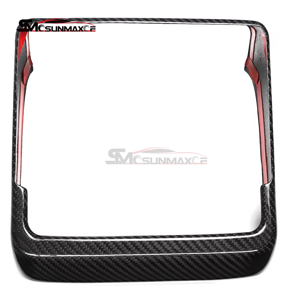 Real Carbon Fiber Rear Air Vent Frame Cover for Tesla Model Y Juniper (2025)