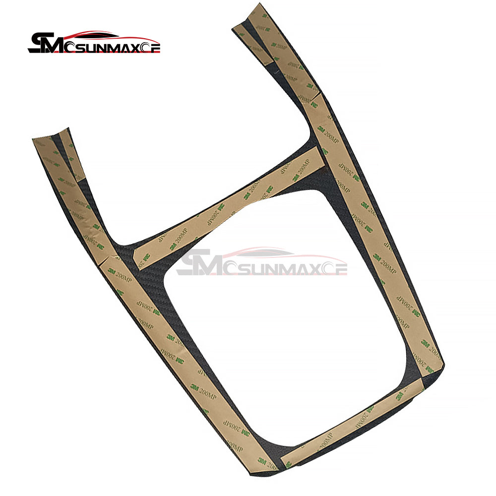 Real Carbon Fiber Center Console Panel Frame Cover for BMW X5 G05/X5M F95/X7 G07 (2020-2025)