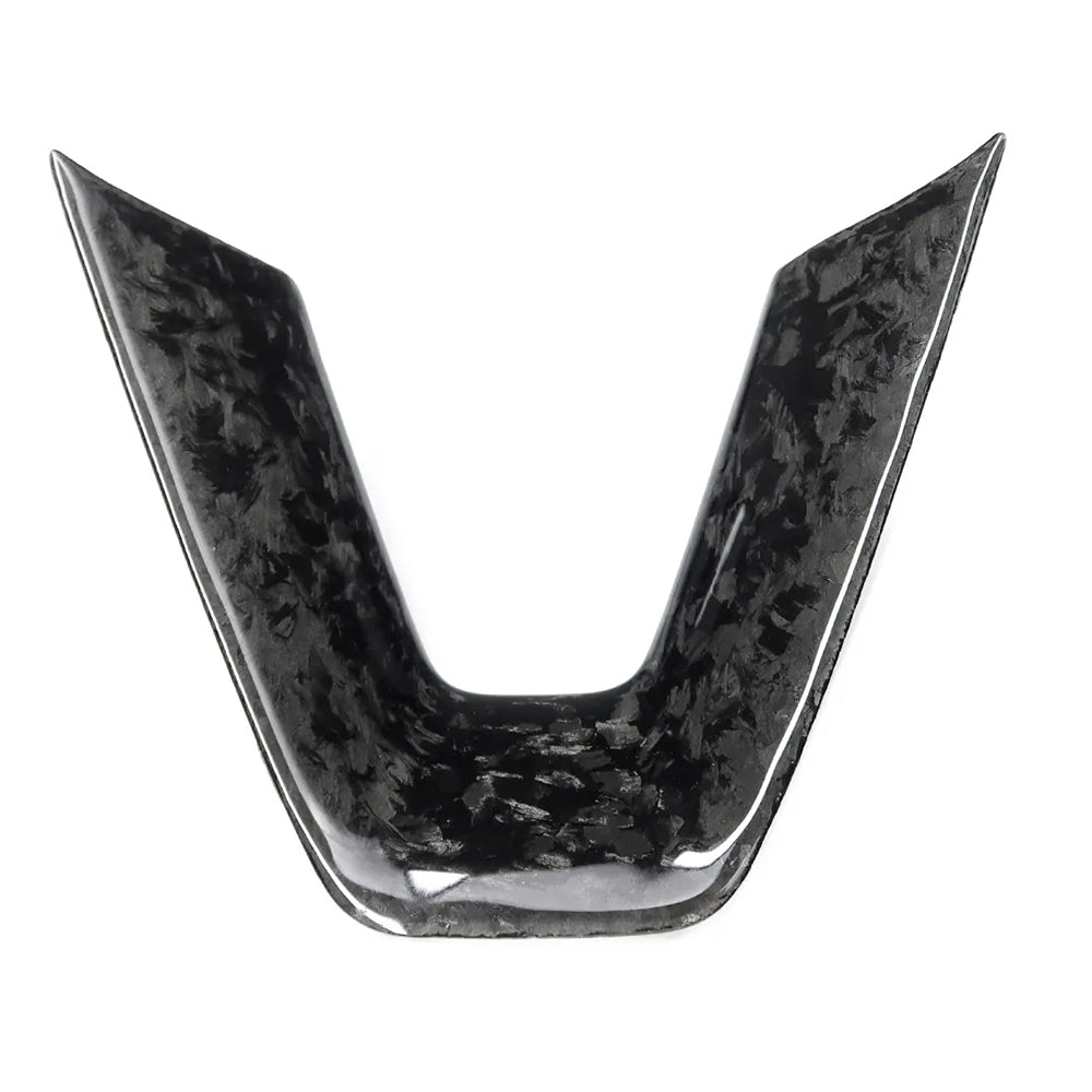 Tesla Model 3 Highland 2023-2024 Forged Carbon Fiber Steering Wheel Trim Cover