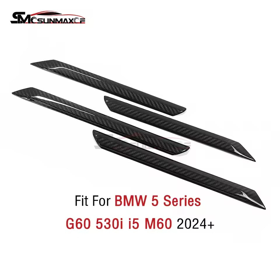 BMW 5 Series G60 G68 i5 M60 Carbon Fiber Door Panel Trim (2024)