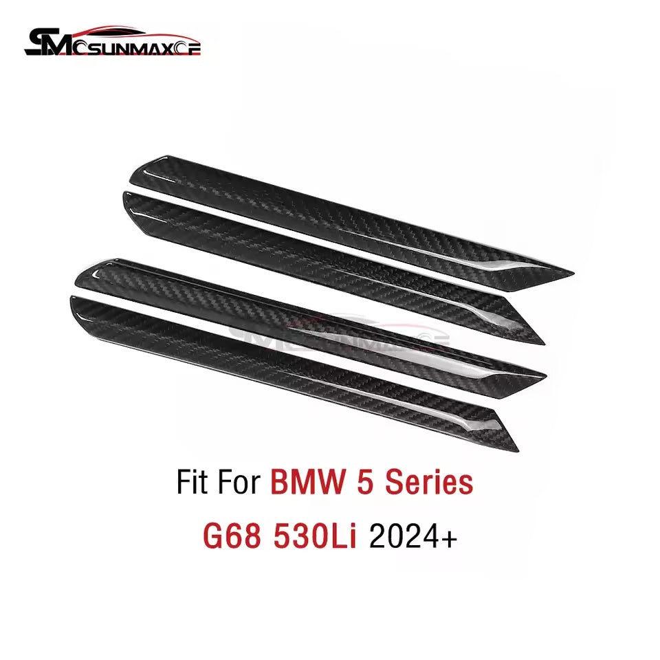 BMW 5 Series G60 G68 i5 M60 Carbon Fiber Door Panel Trim (2024)