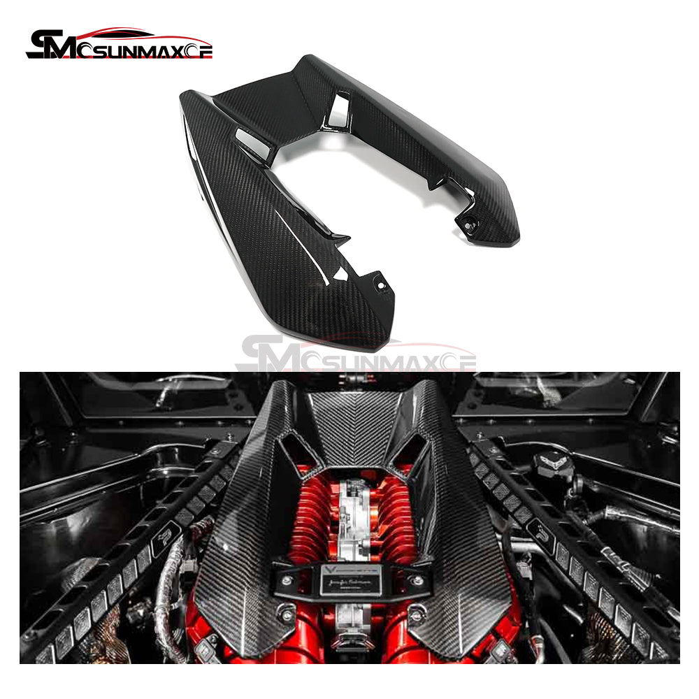 Garniture de capot moteur en fibre de carbone pour Chevrolet Corvette C8 Z06 2023-2024