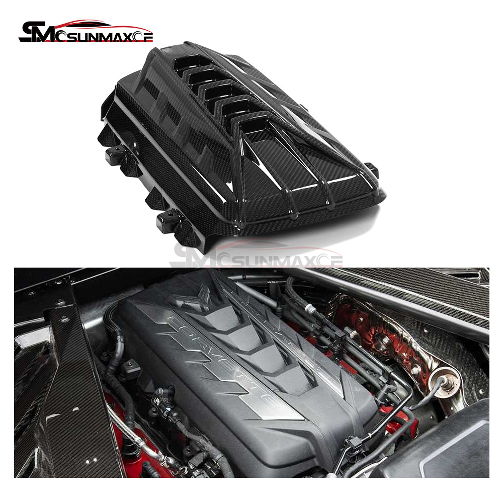 Capot moteur en fibre de carbone pour Corvette C8 Cabriolet Coupé Z51 (2020-2024)