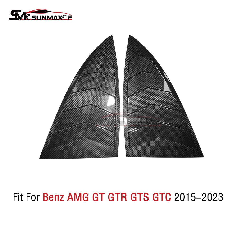 Couvercle de volets de lunette arrière en fibre de carbone pour Mercedes AMG GT/GTS/GTR (2015-2023)