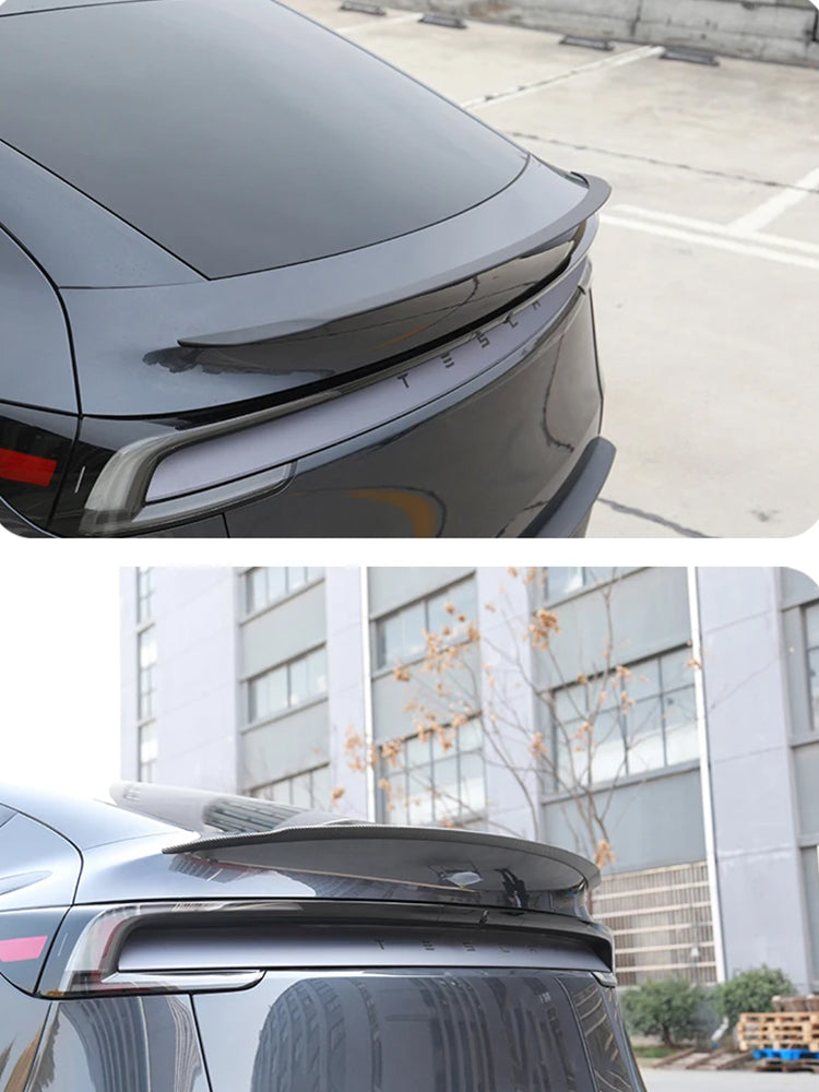 Real Carbon Fiber Rear Trunk Spoiler for Tesla Model Y Juniper Performance (2025)