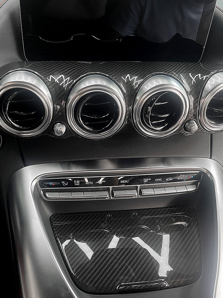 Mercedes-Benz AMG GT carbon fiber air vent trim (2015-2018)