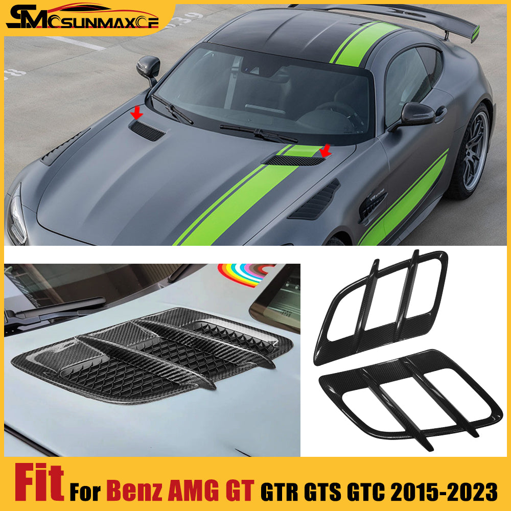 Mercedes-Benz AMG GT Carbon Fiber Hood Grille (2015-2023)