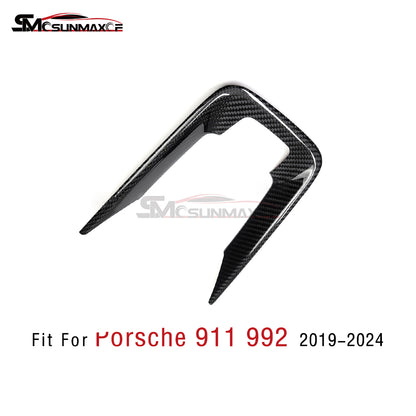 Porsche 911 992 Carbon Fiber Center Console Trim (2019-2024)