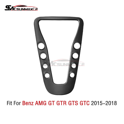 Mercedes-Benz AMG GT series real carbon fiber center console (2015-2018)