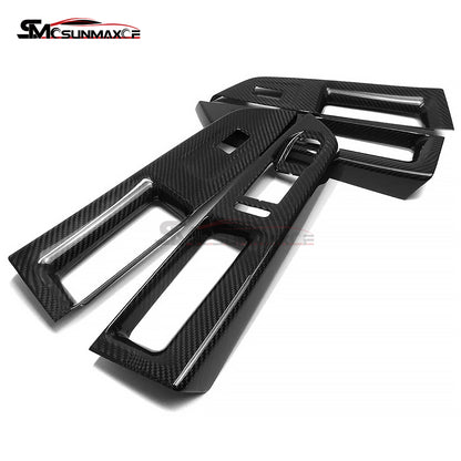 Volkswagen Golf 8 MK8 GTI GTE GTD R-Line Carbon Fiber Window Switch Panel Trim (2020-2024)