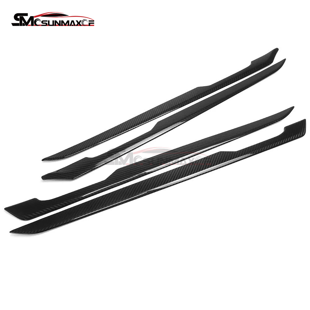 Volkswagen Golf 8 MK8 GTI GTE GTD R-Line Carbon Fiber Door Panel Trim (2020-2024)