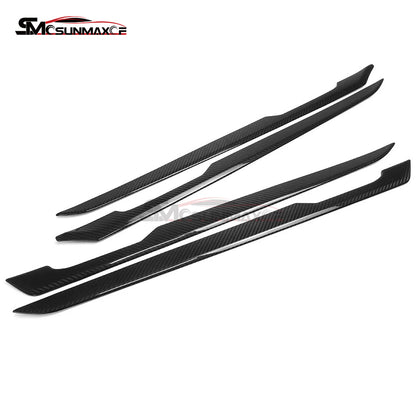 Volkswagen Golf 8 MK8 GTI GTE GTD R-Line Carbon Fiber Door Panel Trim (2020-2024)