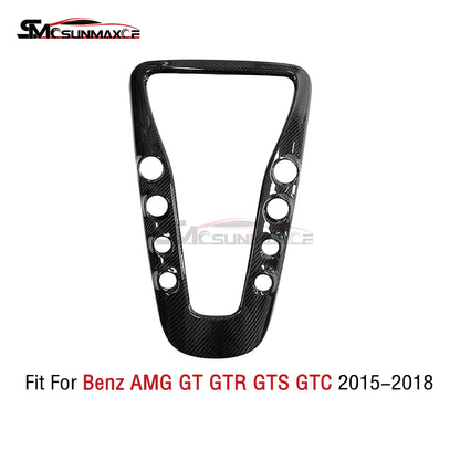 Mercedes-Benz AMG GT series real carbon fiber center console (2015-2018)