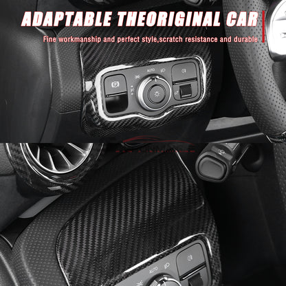 Mercedes-Benz W177 V177 CLA C118 A45S Carbon Fiber Headlight Switch Cover