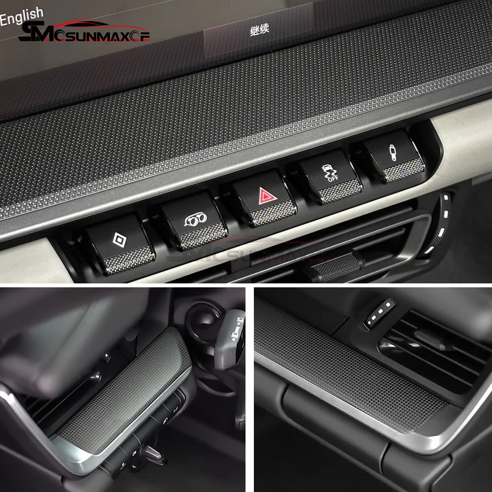 Porsche 911 992 Carbon Fiber Dashboard Trim (2019-2024)