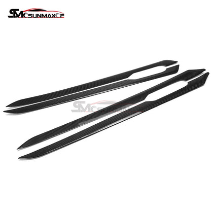 Volkswagen Golf 8 MK8 GTI GTE GTD R-Line Carbon Fiber Door Panel Trim (2020-2024)