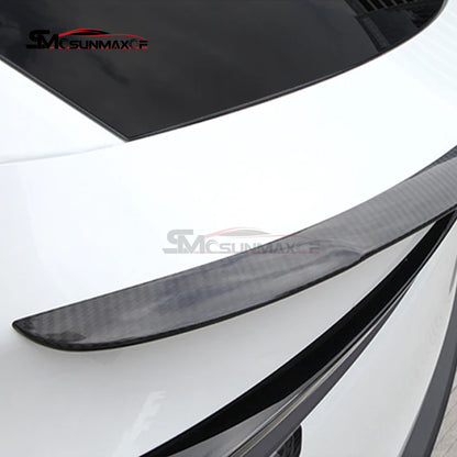 Real Carbon Fiber Rear Trunk Spoiler for Tesla Model Y Juniper Performance (2025)