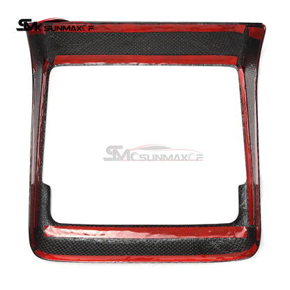 Real Carbon Fiber Rear Air Vent Frame Cover for Tesla Model Y Juniper (2025)