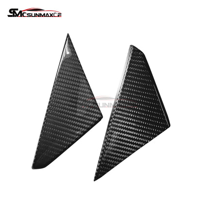 Porsche 911 992 Carbon Fiber A-Pillar Triangle Window Sticker (2019-2024)