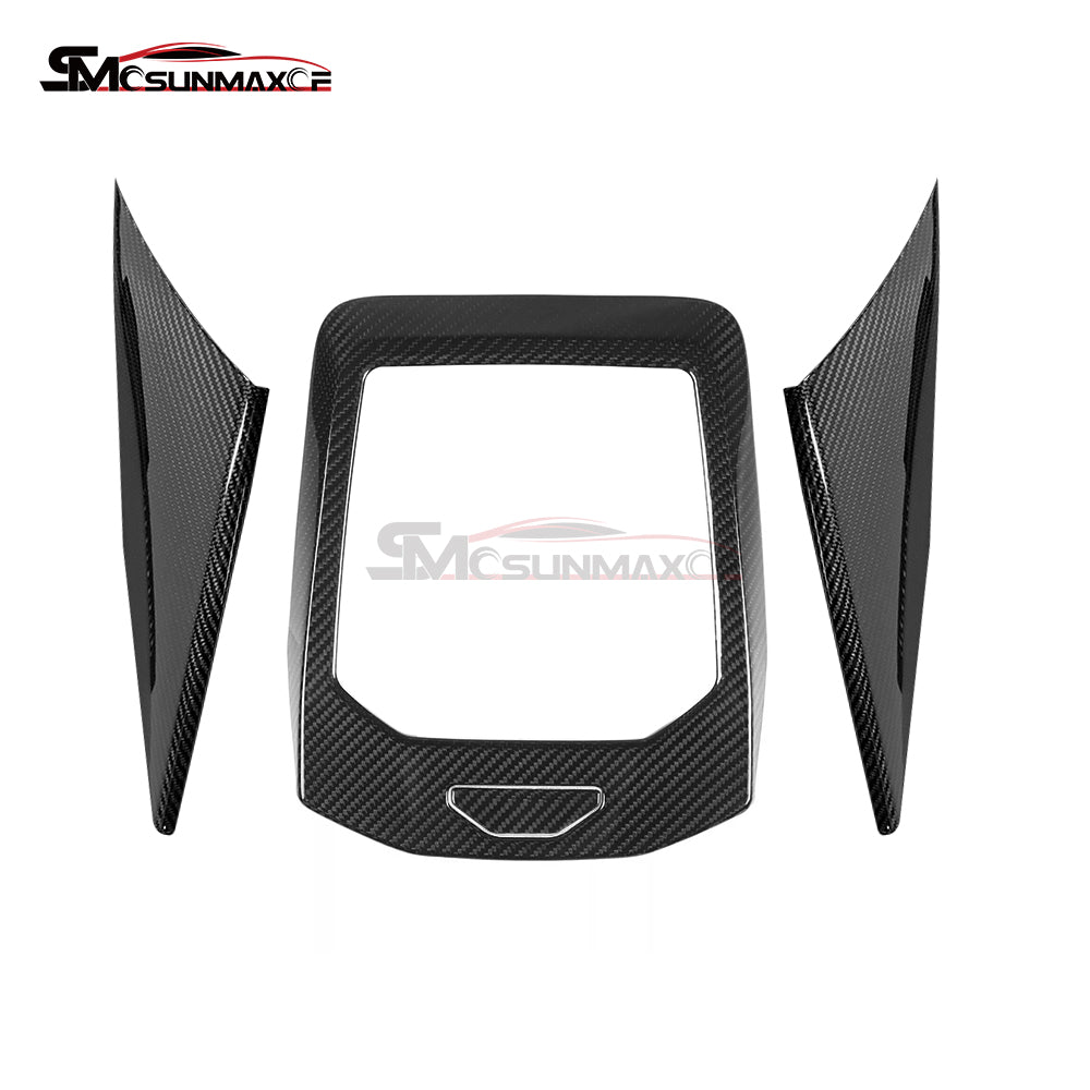 BMW 5 Series G68 530Li Carbon Fiber Center Console Cover (4PCS, 2024)