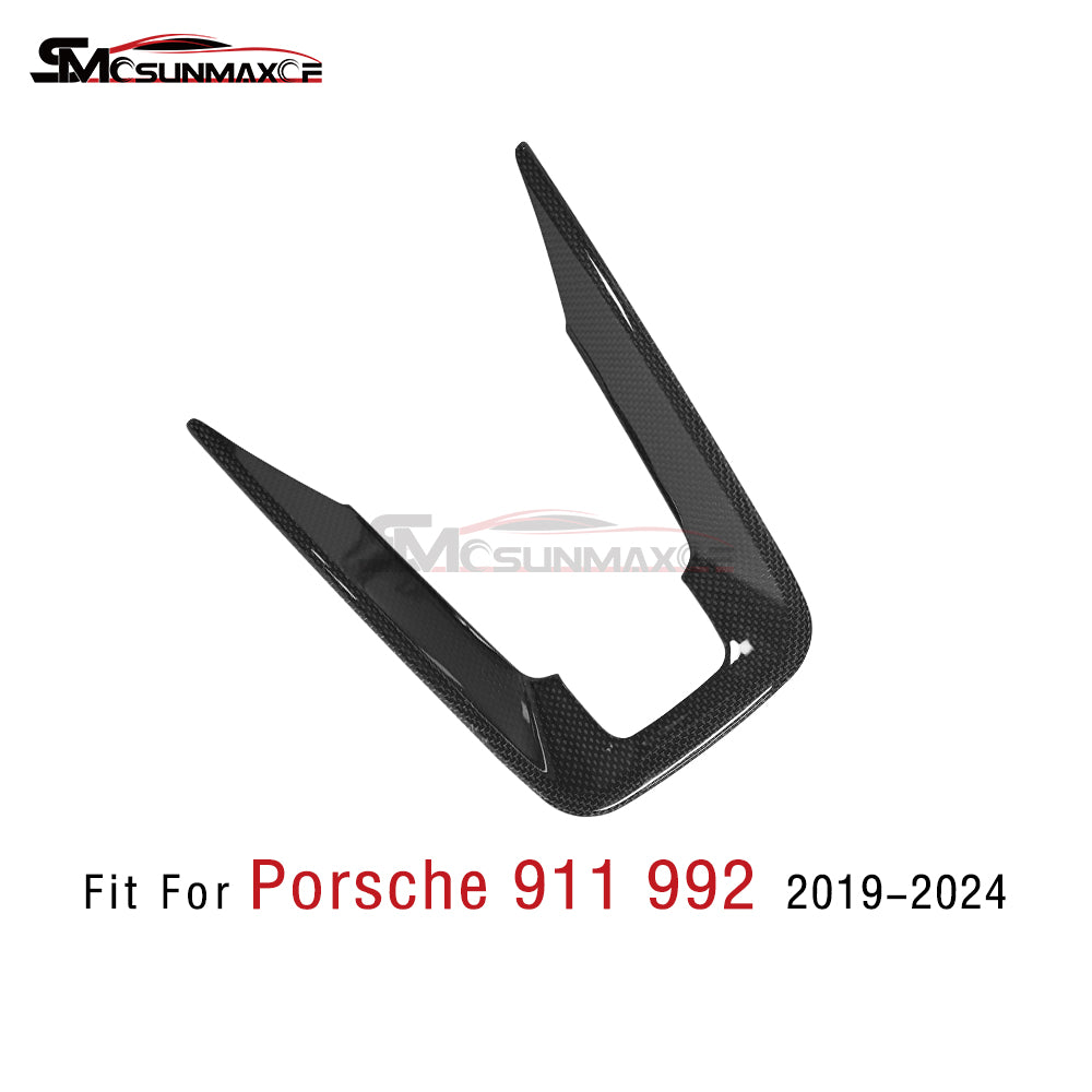 Porsche 911 992 Carbon Fiber Center Console Trim (2019-2024)