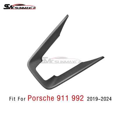 Porsche 911 992 Carbon Fiber Center Console Trim (2019-2024)