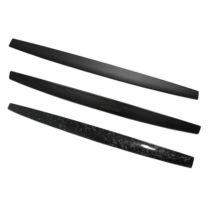 For Tesla Model 3 Model Y 2021-2023 Real Carbon Fiber Interior Dashboard Cover Door Panel Strips Trim