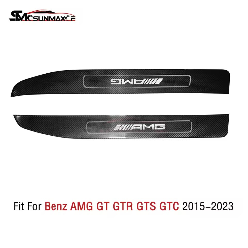 Mercedes-Benz AMG GT Carbon Fiber Door Sill Stickers (2015-2023)