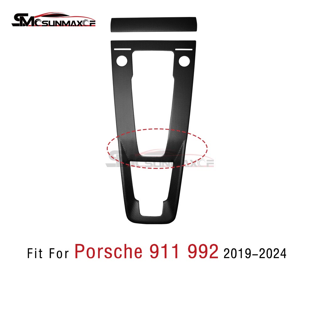 Porsche 911 992 Carbon Fiber Shift Panel Trim (2020-2024)