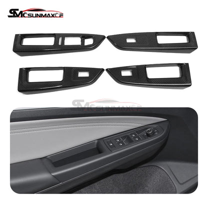 Volkswagen Golf 8 MK8 GTI GTE GTD R-Line Carbon Fiber Window Switch Panel Trim (2020-2024)